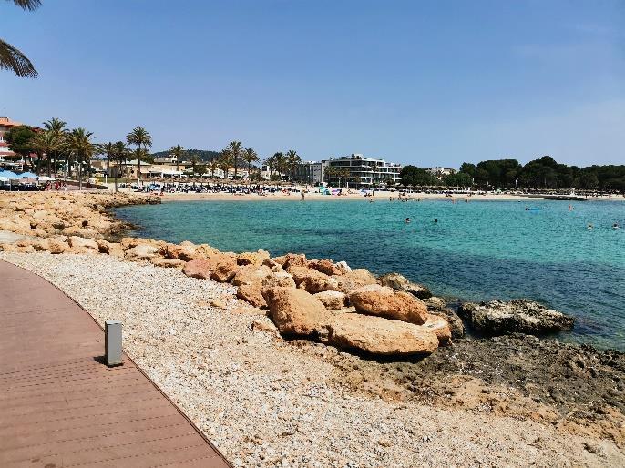 Die Uferpromenade Richtung Strand